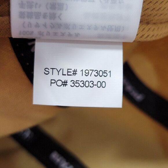 Prana Foothills Flat Brim Hat UPF 50 Tan Adjustable Unisex Logo Packable NEW - Picture 15 of 16